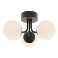 thumbnail image 1 of Afx METC15L30D1SN Metropolitan 16" Wide Led Semi-Flush Ceiling Fixture - Nickel, 1 of 5