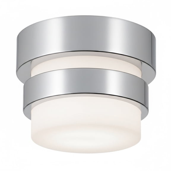 Afx MIAF05LAJUDPC Miami 6" Wide Flush Mount Ceiling Fixture - Chrome