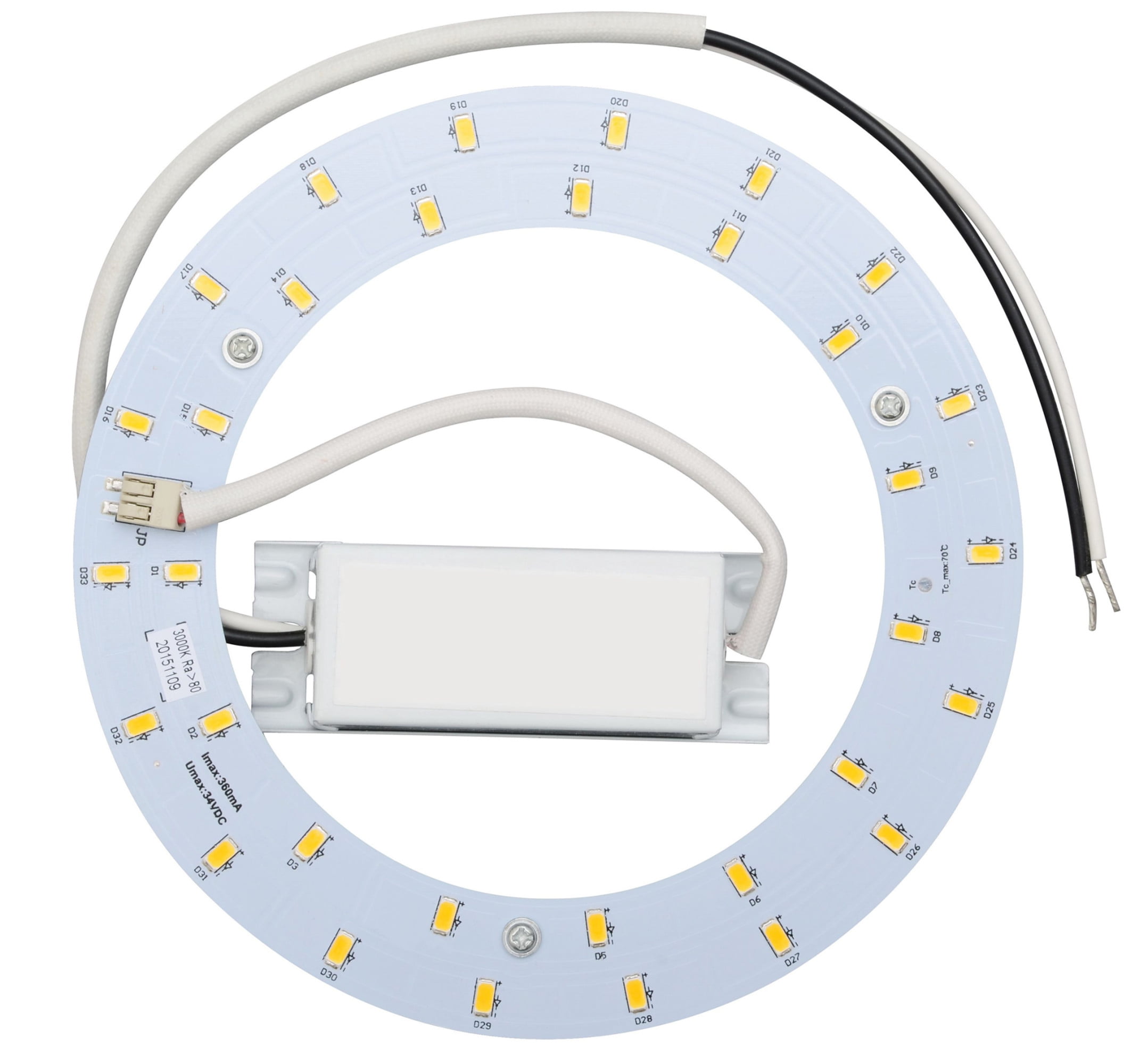 6'' White Aluminum Dimmable LED Retrofit Lighting Kit