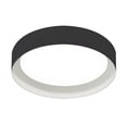 thumbnail image 1 of Afx Rvf121400l30d1 Reveal 12" Wide Led Flush Mount Drum Ceiling Fixture - Black, 1 of 7