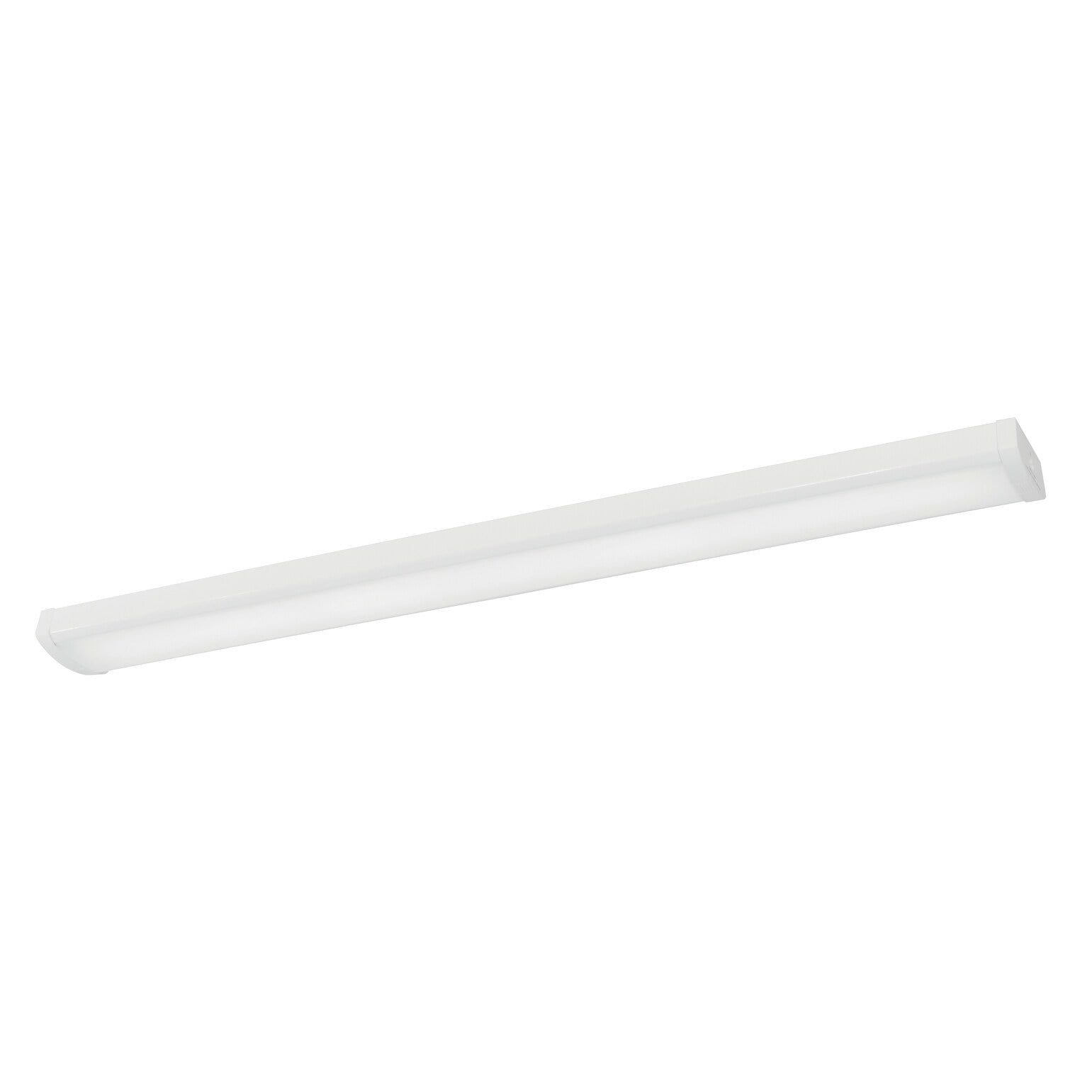 Shaw Modern White LED Linear Flush Mount Ceiling Light