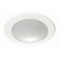 thumbnail image 1 of Afx SLMF04L30D1WH Slim 4" Wide Led Flush Mount Bowl Ceiling Fixture - White, 1 of 2