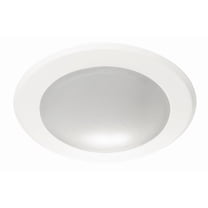 Afx Slmf04l30d1 Slim 4" Wide Led Flush Mount Bowl Ceiling Fixture - White