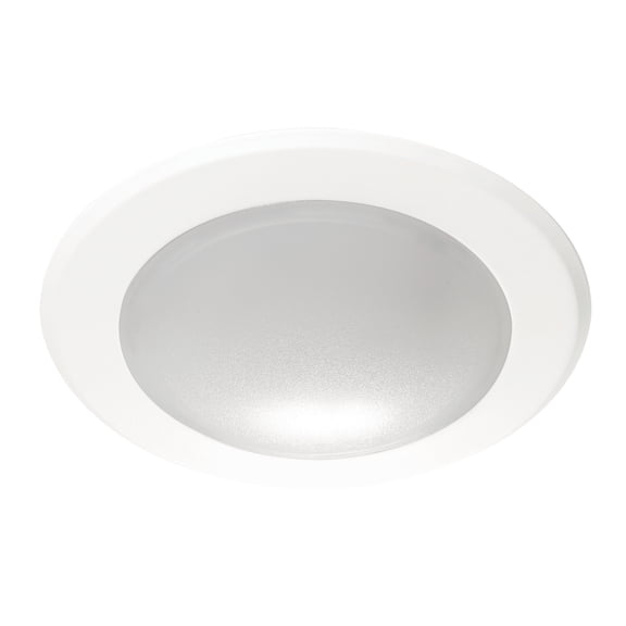 Afx SLMF06LAJD1WH Slim 8" Wide Led Flush Mount Bowl Ceiling Fixture - White