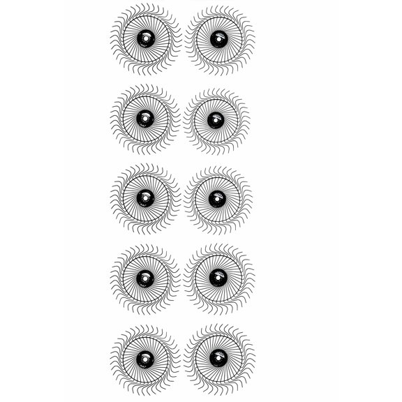 Ag-Rite, 55" Rake Wheels - Set of 10 (5 LH / 5 RH) Durable Steel Construction, for Hay & Crop Raking