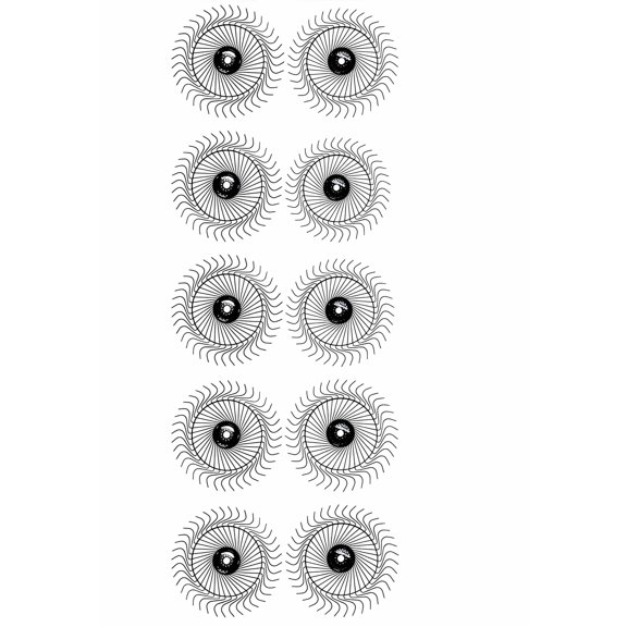 Ag-Rite Hay Rake Wheels, 60 in, Set of 10 (5 Left-Hand, 5 Right-Hand), Heavy-Duty Steel, Farm Equipment Replacement