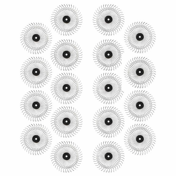 Ag-Rite, 60" Rake Wheels - Set of 18 (9 LH / 9 RH) Durable Steel Construction, for Hay & Crop Raking
