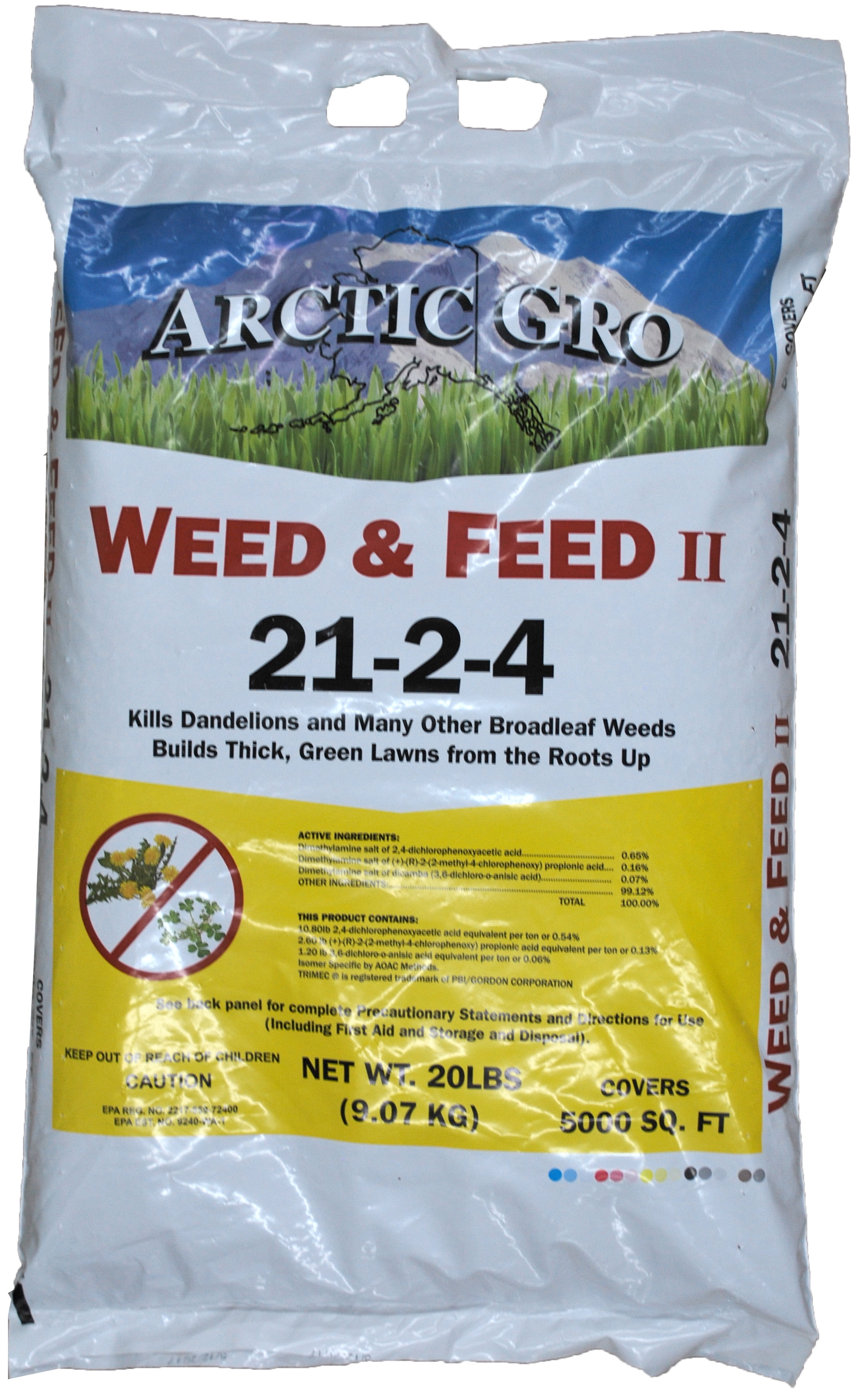 Arctic Gro AG Weed Feed Fertilizer 5 lb with Weed Control Walmart