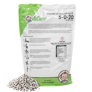 AgChimp 5-0-20 with 2% Iron Professional Turf Fertilizer, 16lbs - Targeted Nutrient System for Long-Lasting Lawn Strength, Color and Stress Defense - Covers 5,000 sq ft