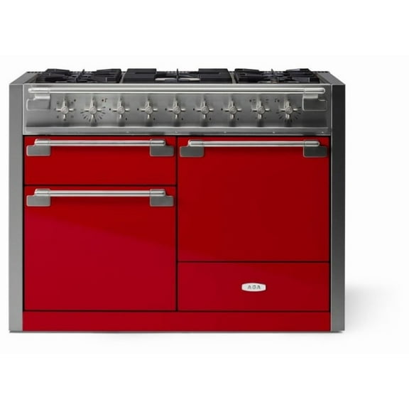 Aga Ael481df Elise Series 48" Wide 6 Cu. Ft. Free Standing Dual Fuel Range - Piccadilly