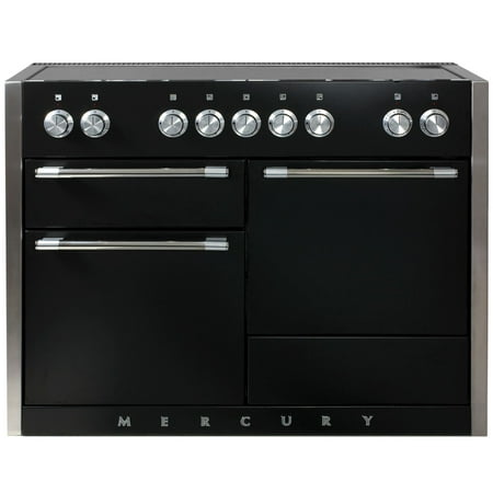 Aga Amc48in Mercury Series 48" Wide 6 Cu. Ft. Slide In Induction Range - Black