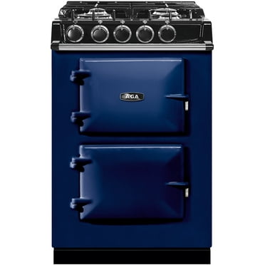 Aga Atc2df Classic 24" Wide 2.84 Cu. Ft. Slide In Dual Fuel Range - Blue