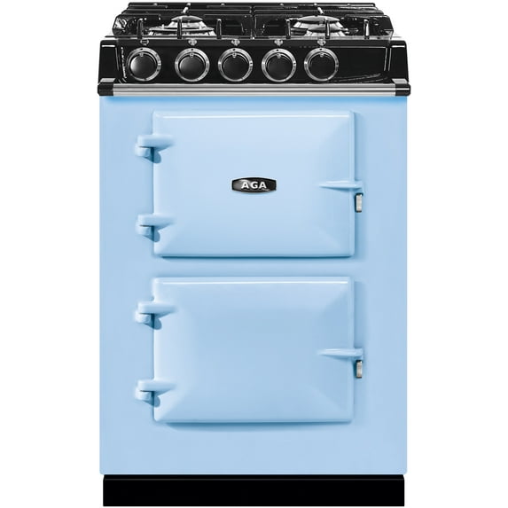 Aga Atc2df Classic 24" Wide 2.84 Cu. Ft. Slide In Dual Fuel Range - Blue