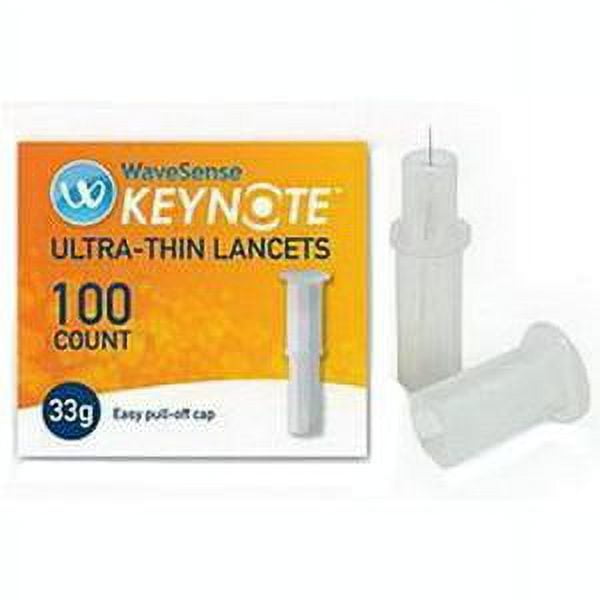 AgaMatrix WaveSense™ iTest Ultrathin Lancet 33G (Box of 100)