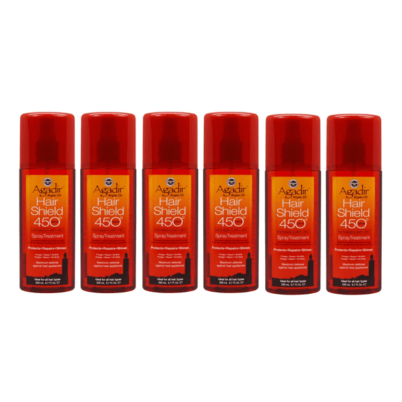 Agadir Argan Oil Hair Shield 450 Plus Spray Treatment, 6.7 fl. oz. (Pack of 6)