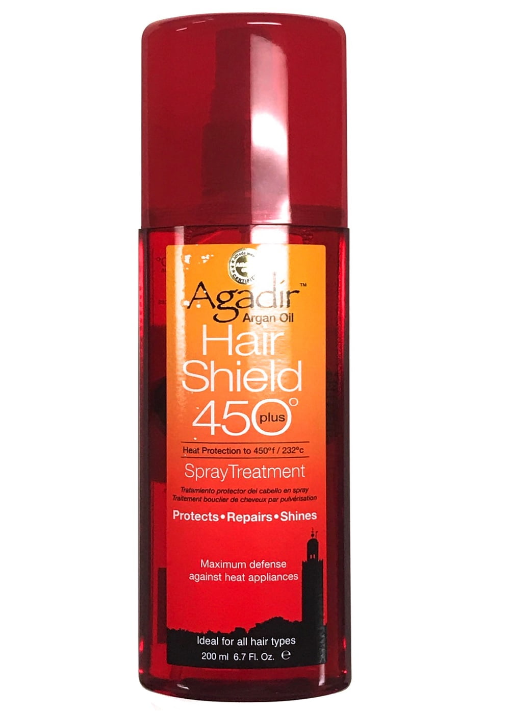 Agadir Argan Oil Hair Shield 450 – Hitzeschutz-Behandlung Für Haare, 4 Oz, Für Damen & Herren