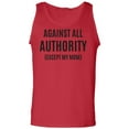 thumbnail image 1 of Against All Authority Adult Tank Top, 1 of 3