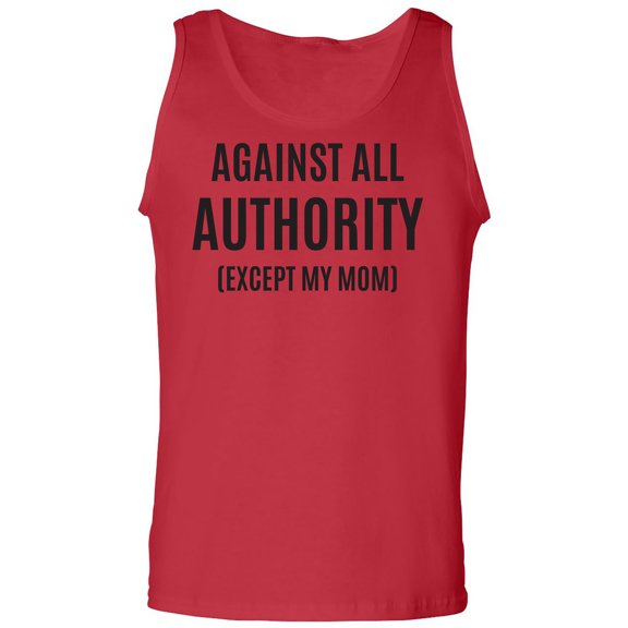 Against All Authority Adult Tank Top