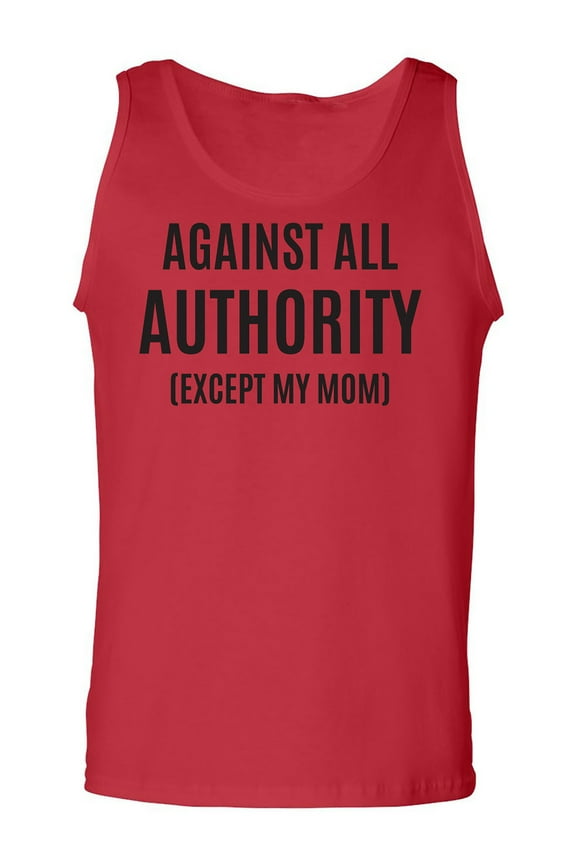 Against All Authority Adult Tank Top