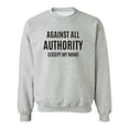 thumbnail image 1 of Against All Authority Crewneck Sweatshirt, 1 of 4