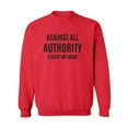 thumbnail image 1 of Against All Authority Crewneck Sweatshirt, 1 of 3