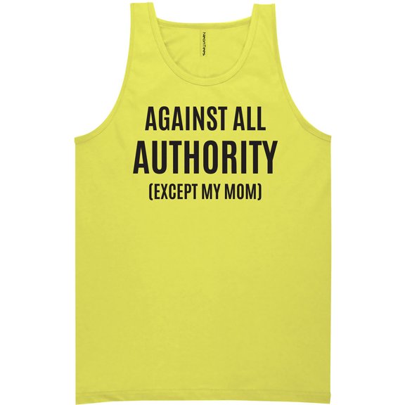 Against All Authority Neon Tank Top