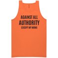 thumbnail image 1 of Against All Authority Neon Tank Top, 1 of 1