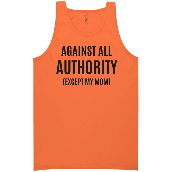 Against All Authority Neon Tank Top
