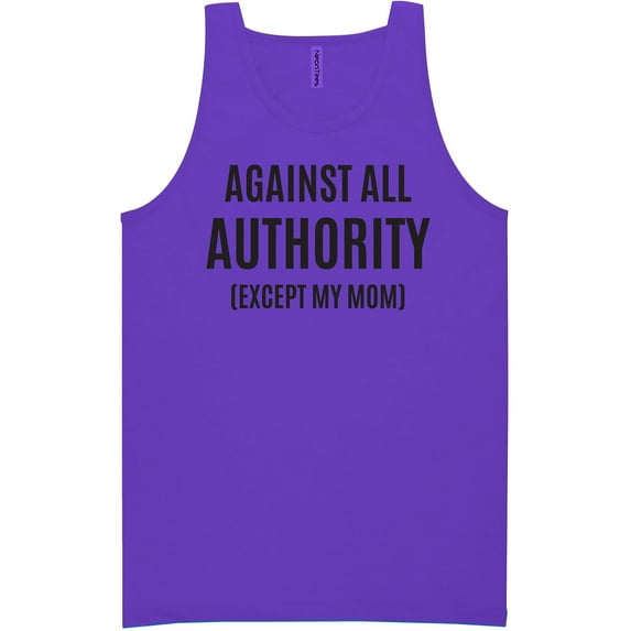 Against All Authority Neon Tank Top