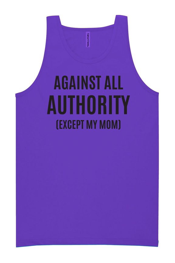 Against All Authority Neon Tank Top