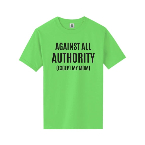Against All Authority Short Sleeve Neon T-Shirt