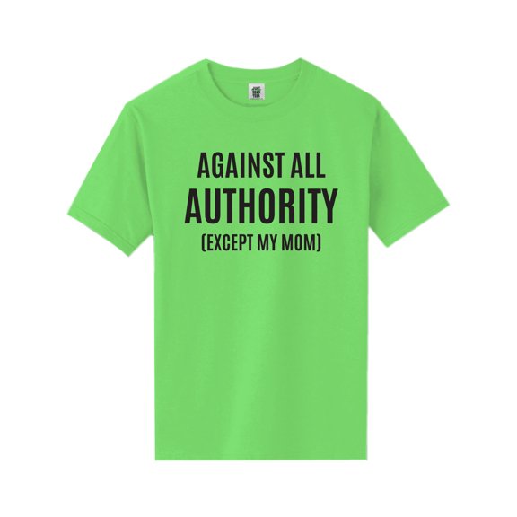 Against All Authority Short Sleeve Neon T-Shirt