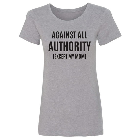 Against All Authority Womens crewneck tee