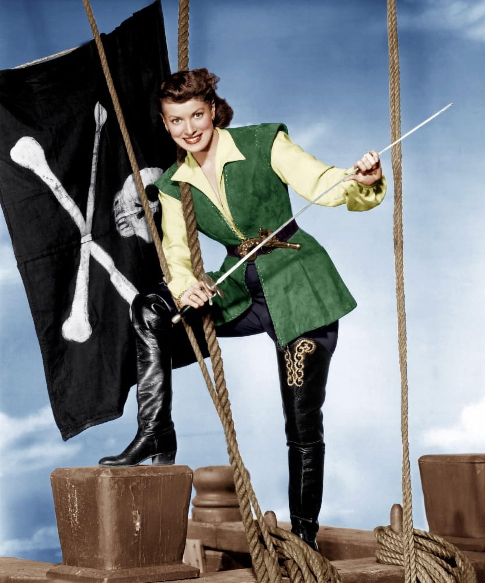 Against All Flags Canvas Art - (11 x 17)