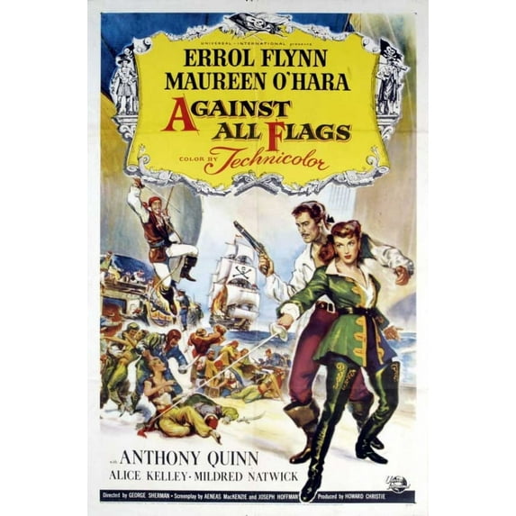 Against All Flags Movie Poster Print (27 x 40)