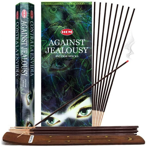 Against Jealousy Incense Sticks And Incense Stick Holder Bundle Insence Insense Hem Incense Sticks