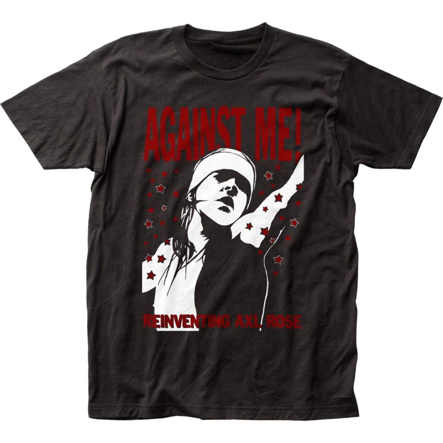 Against Me Men's Reinventing Axl Rose Slim Fit T-shirt Black
