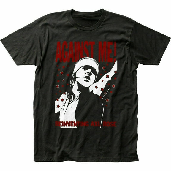 Against Me! Reinventing Axl Rose T Shirt Mens Licensed Rock N Roll Band Black