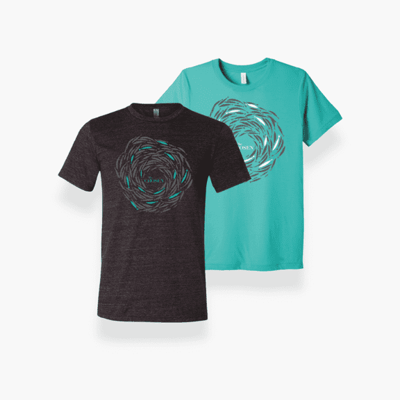 Against The Current T-Shirt - Adult - Teal - XL - The Chosen Gifts