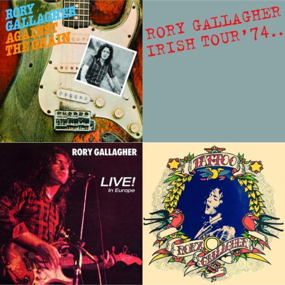 Against The Grain (Remastered) & Irish Tour 74 (Remastered) & Live! In Europe (Remastered) & Tattoo (Remastered) [CD Bundle]