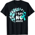 thumbnail image 1 of Against abusive relationship, I say no abuse T-Shirt, 1 of 4