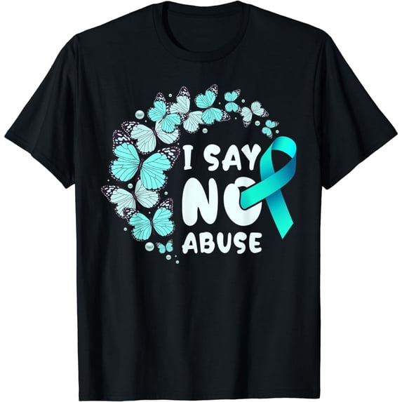 Against abusive relationship, I say no abuse T-Shirt