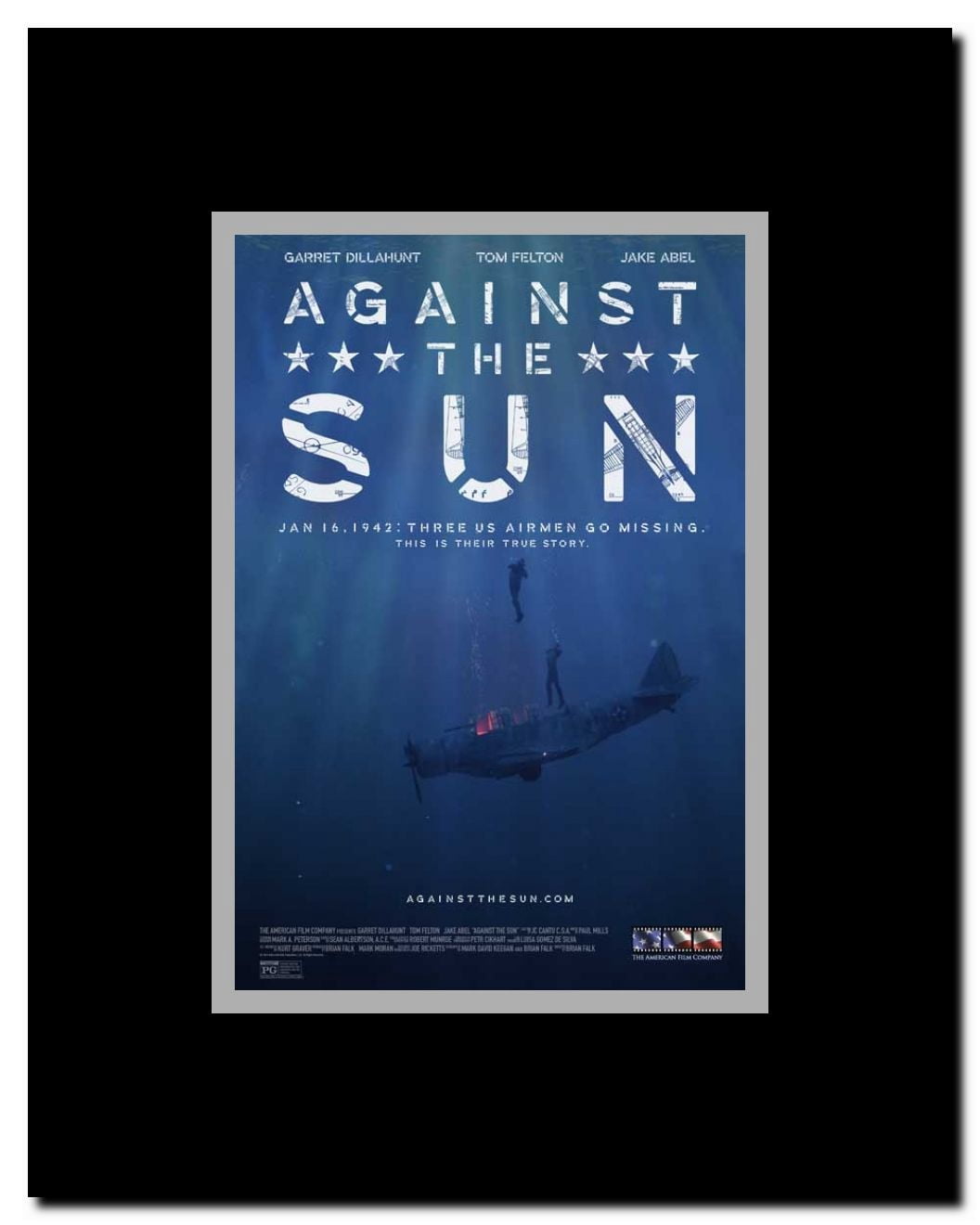 Against the Sun Framed Movie Poster