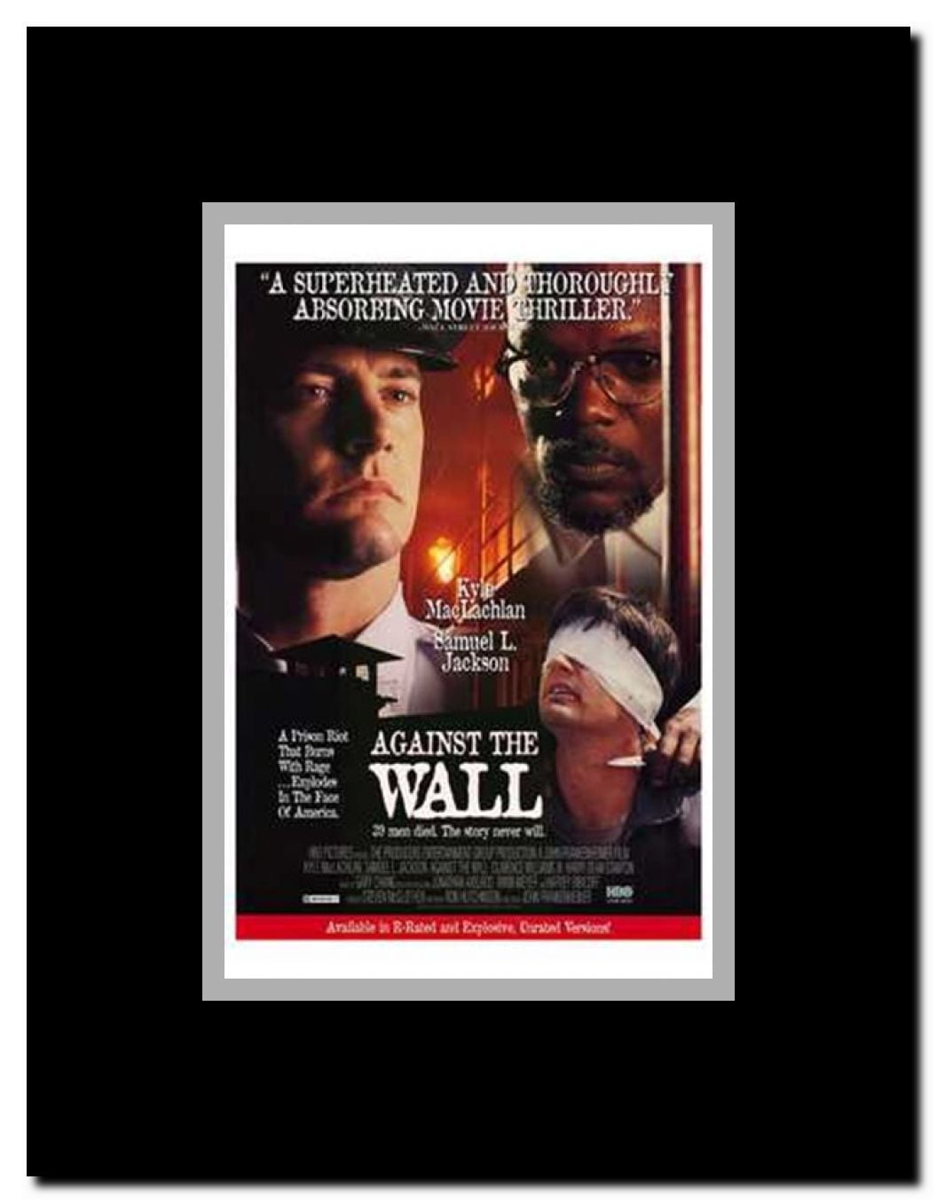 Against the Wall Framed Movie Poster