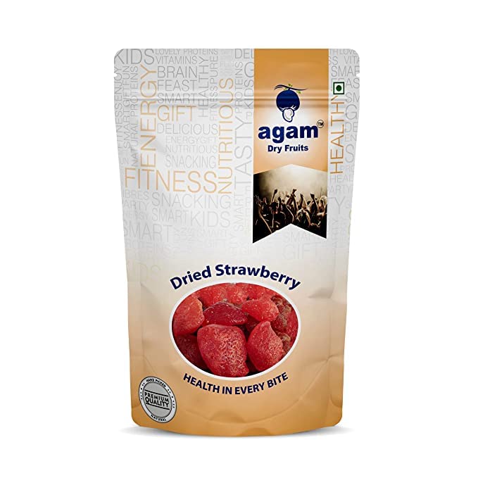 Agam Dry Fruits Natural Dried Strawberries Dry Fruits Without Added