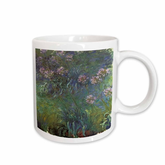 3drose, Agapanthus by Claude Monet 1916-17, 15oz Mug