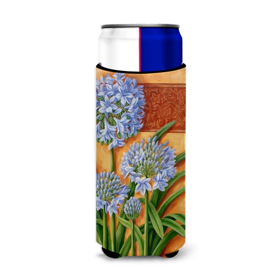 Agapanthus by Judith Yates Ultra Hugger for slim cans