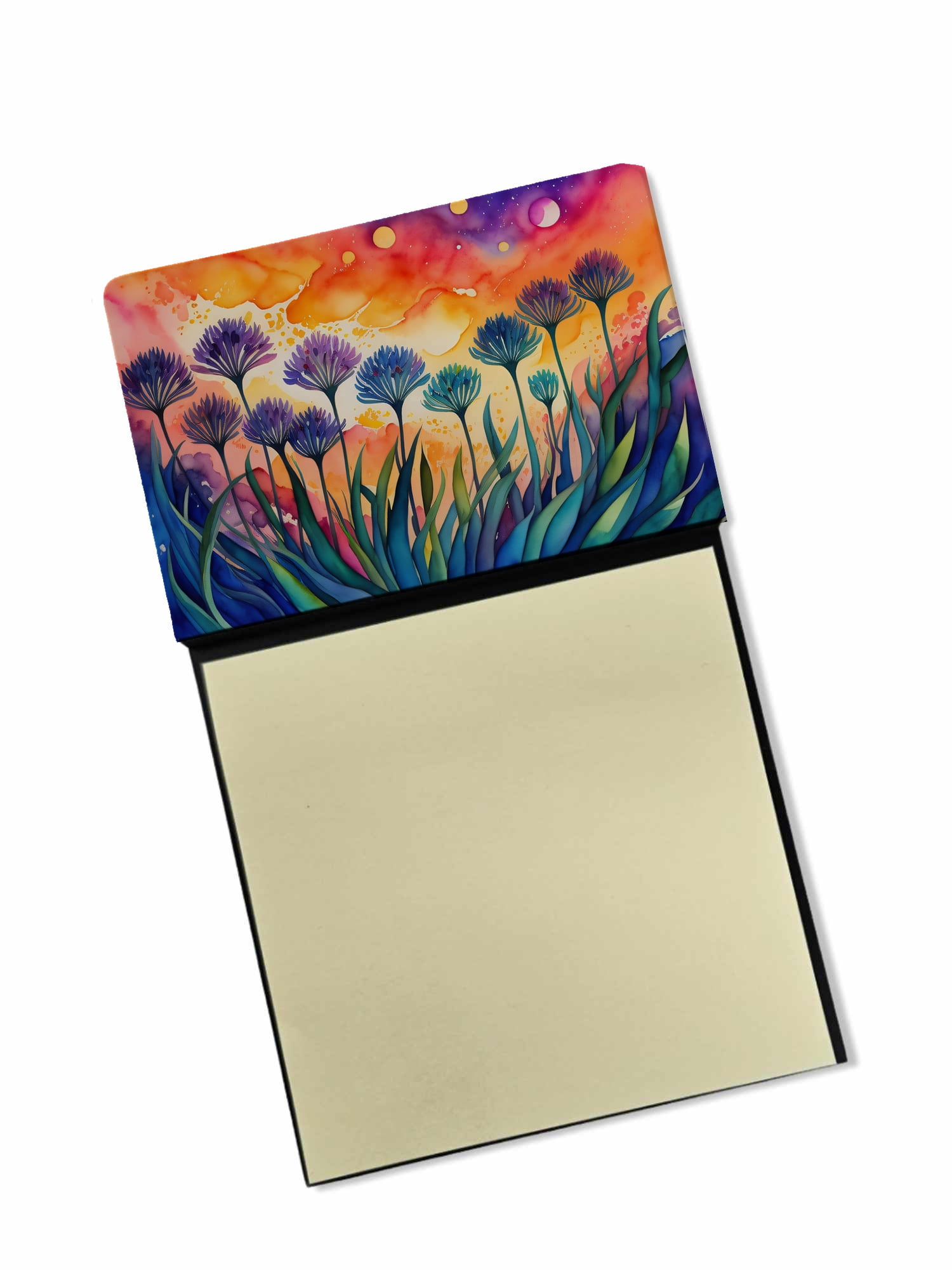 Agapanthus in Color Sticky Note Holder 3.25 in x 5.25 in