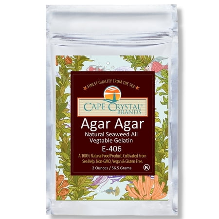 Agar Agar Powder By Cape Crystal Brands 2-oz. Vegan Gelling & Thickening Agent