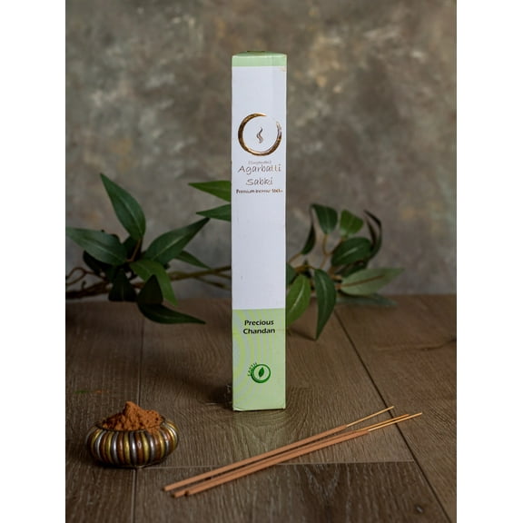 Agarbatti Sabki - Precious Sandal - Premium Charcoal-free Incense Sticks (50 gms each)